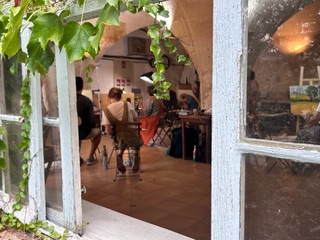 Photographie d’un atelier artistique par Pauline Sirot
