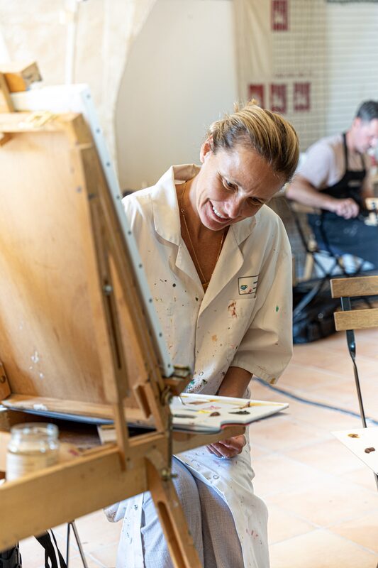 Photographie d’un atelier artistique par Pauline Sirot