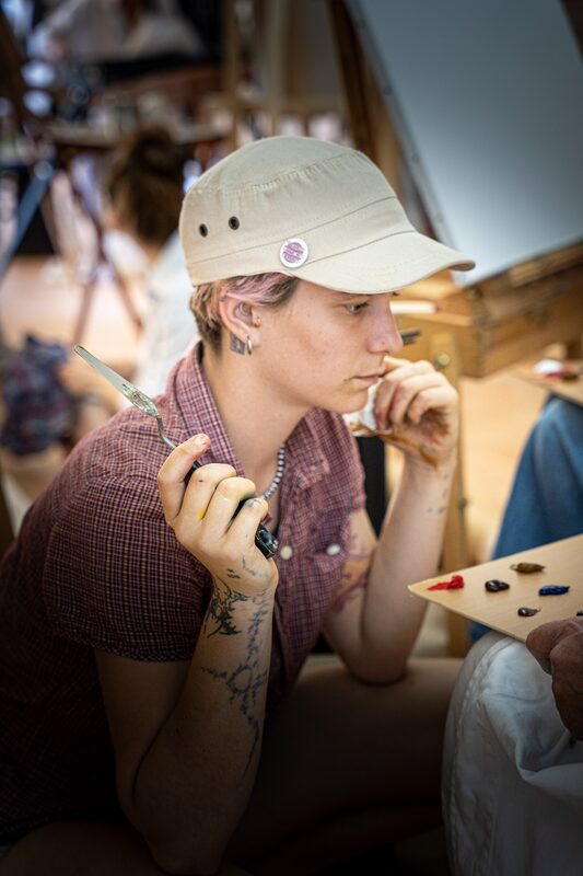Photographie d’un atelier artistique par Pauline Sirot
