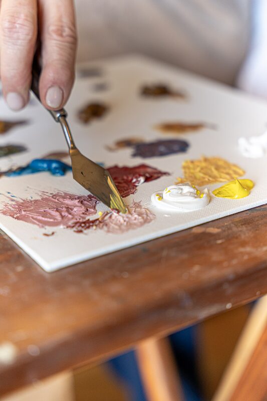 Photographie d’un atelier artistique par Pauline Sirot