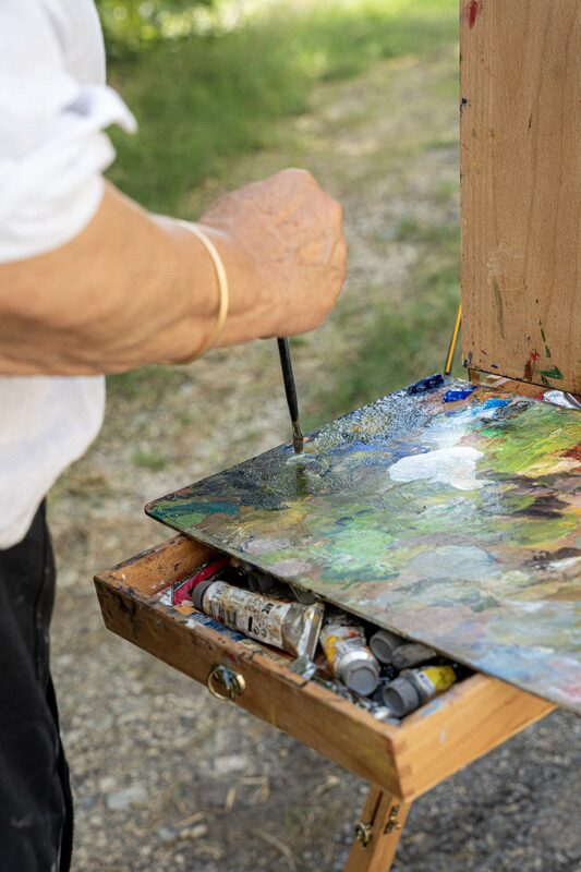 Photographie d’un atelier artistique par Pauline Sirot