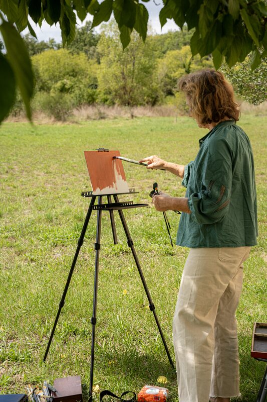 Photographie d’un atelier artistique par Pauline Sirot