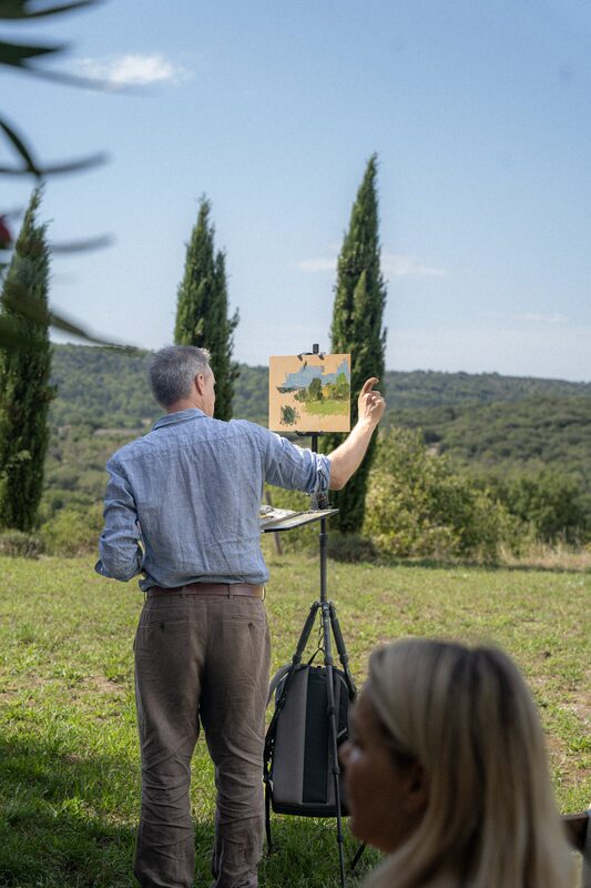 Photographie d’un atelier artistique par Pauline Sirot