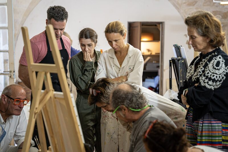 Photographie d’un atelier artistique par Pauline Sirot